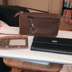Lot of Three Womens Wallets